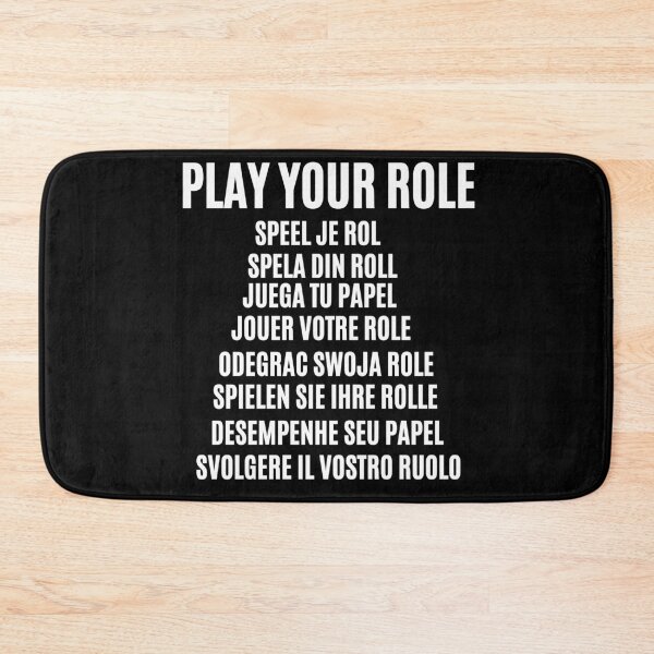 Item preview, PLAY YOUR ROLE (GLOBAL FIGHT) designed and sold by Skeelo702.