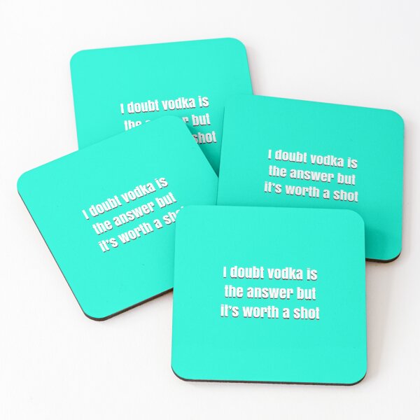 Item preview, I doubt vodka’s the answer but it’s worth a shot designed and sold by BellaTho.