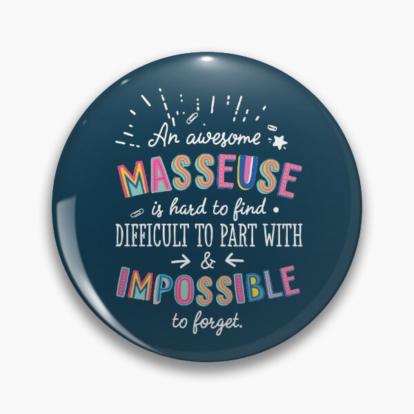 Item preview, An awesome Masseuse Gift Idea - Impossible to Forget Quote designed and sold by betternotes.