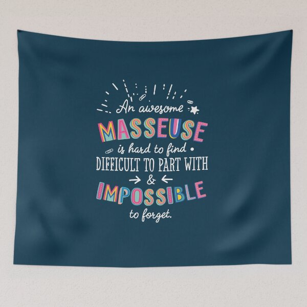 Item preview, An awesome Masseuse Gift Idea - Impossible to Forget Quote designed and sold by betternotes.