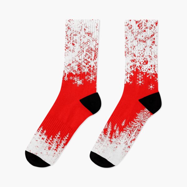 Item preview, Christmas holiday Santa snowflakes designed and sold by Katharine Harper.