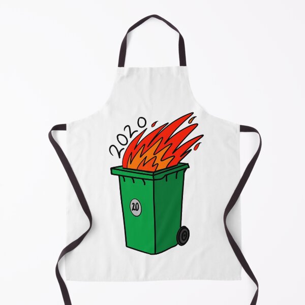 Item preview, 2020 wheelie bin fire designed and sold by HeffDesigns.