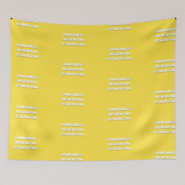 Item preview, I doubt vodka’s the answer but it’s worth a shot designed and sold by BellaTho.