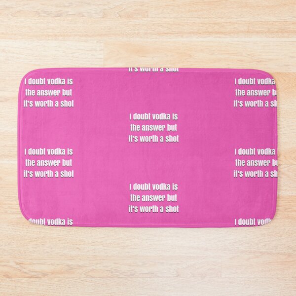 Item preview, I doubt vodka’s the answer but it’s worth a shot designed and sold by BellaTho.