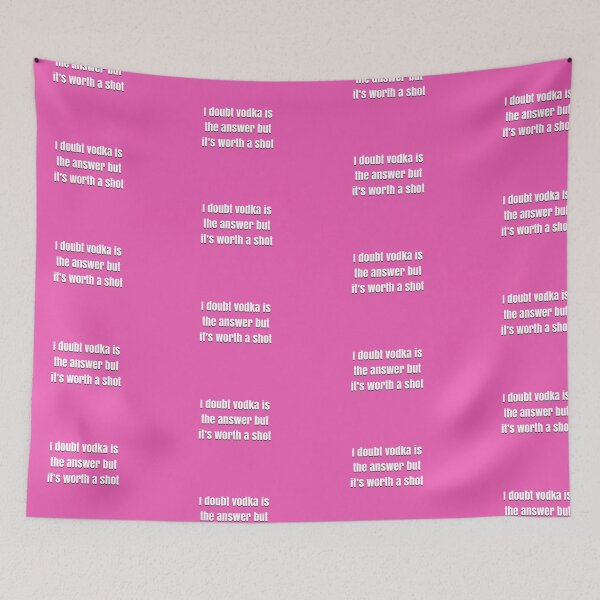 Item preview, I doubt vodka’s the answer but it’s worth a shot designed and sold by BellaTho.