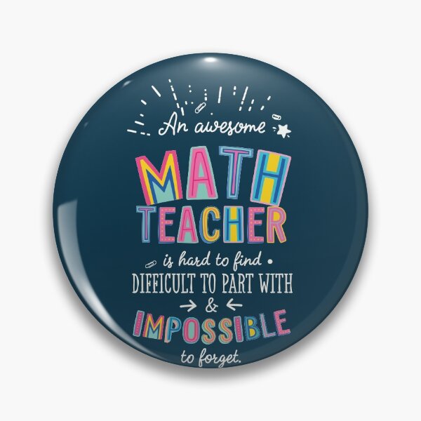 Artikelvorschau, An awesome Math Teacher Gift Idea - Impossible to Forget Quote entworfen und verkauft von betternotes.