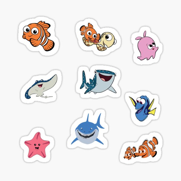 Finding Nemo Stickers 70 x Different For 2003 Panini Album Disney Pixa –  AGS Collectibles