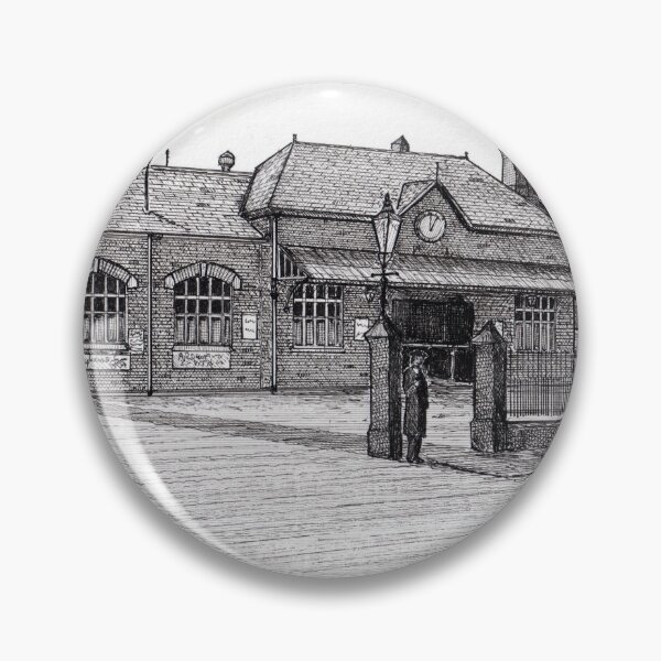 Item preview, 172 - BLYTH RAILWAY STATION - DAVE EDWARDS - INK - 1990 designed and sold by BLYTHART.