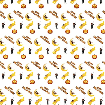 Artwork thumbnail, Halloween Fun Pattern by Rell1970