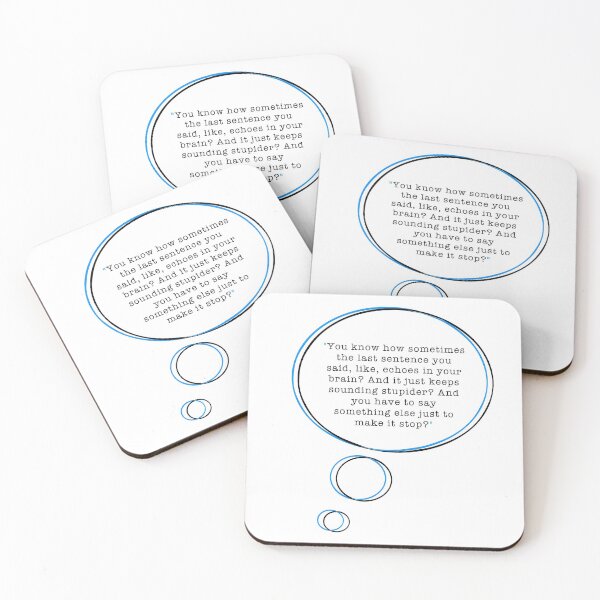 Item preview, My So Called Quote Weird Brain Stupid thoughts Typography Design designed and sold by CreatedbyJR.