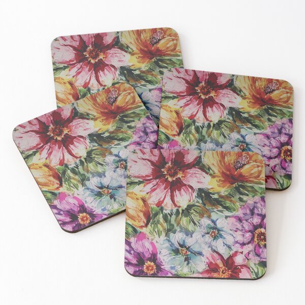 Item preview, Floral Brushy Batik Technique  designed and sold by Leslie Rogers Todder.