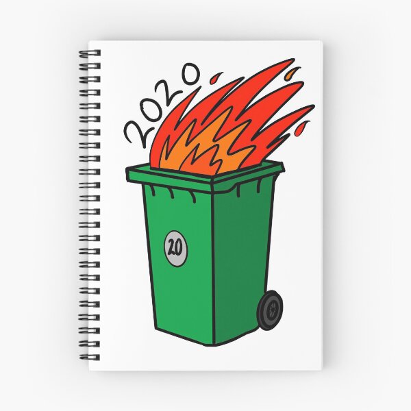 Item preview, 2020 wheelie bin fire designed and sold by HeffDesigns.