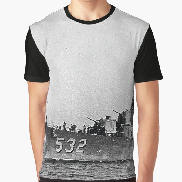 USS HEERMAN (DD-532) SHIP'S STORE Graphic T-Shirt