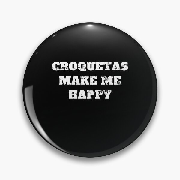 Item preview, Croquetas make me happy cuban Retro Vintage designed and sold by Jeangel97.