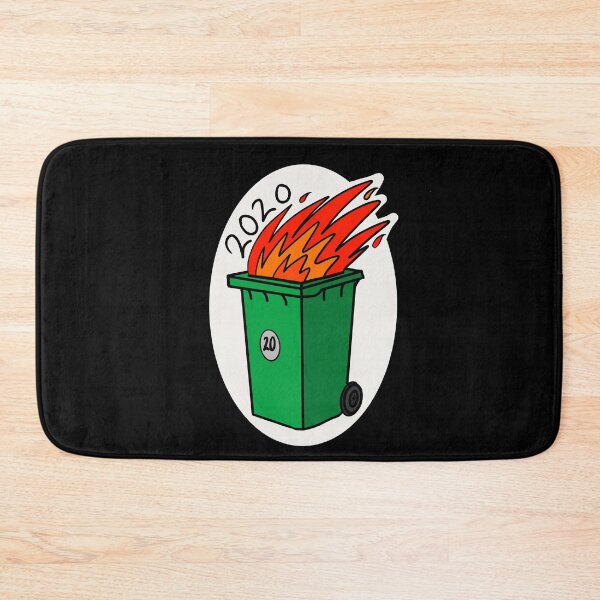 Item preview, 2020  Green wheelie bin fire designed and sold by HeffDesigns.
