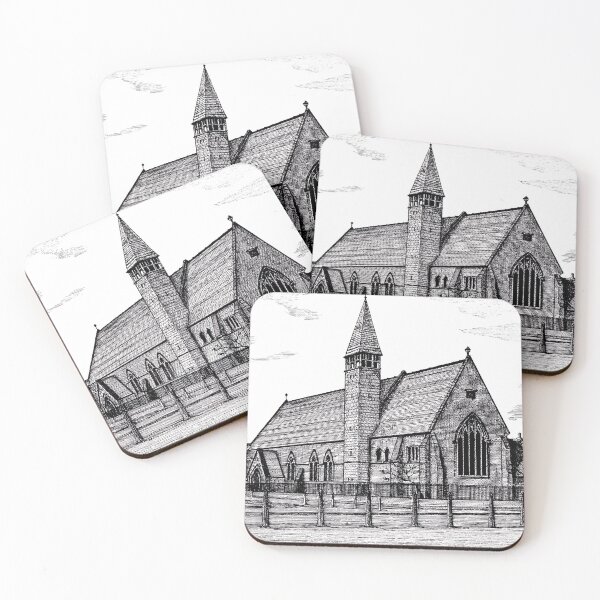 Item preview, 174 - ST MARY'S CHURCH (FRONT VIEW) - DAVE EDWARDS - INK - 1990 designed and sold by BLYTHART.