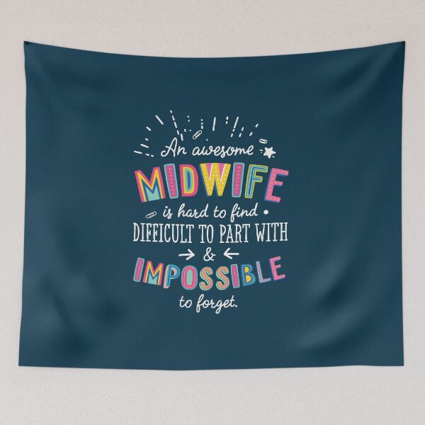 Aperçu de l'œuvre An awesome Midwife Gift Idea - Impossible to Forget Quote créée et vendue par betternotes.