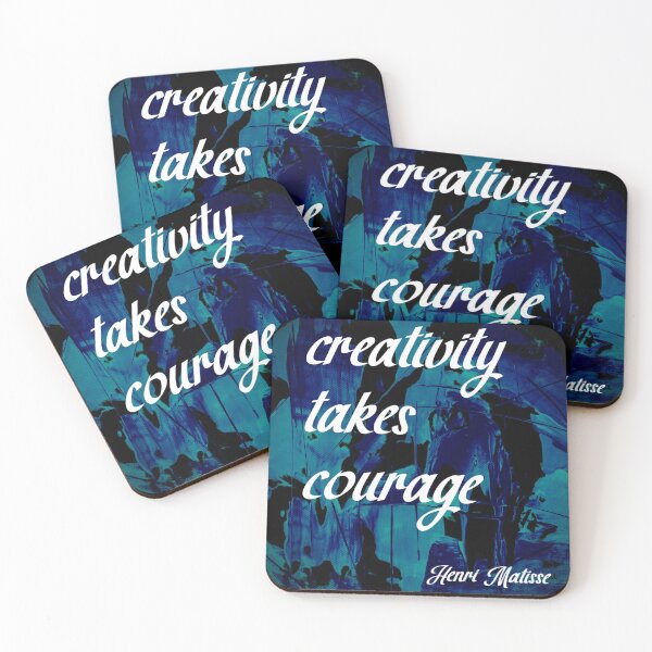 Item preview, Henri Matisse Quote Creativity Takes Courage  designed and sold by DesignsofNote.