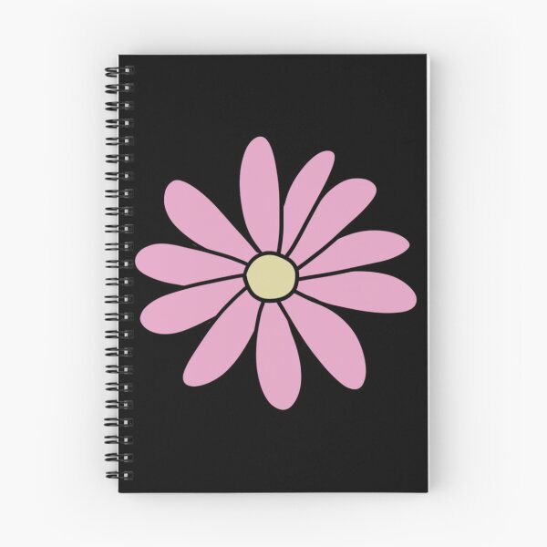 Item preview, Bib Flower in Pastel Pink on Black designed and sold by CottoVerdi.