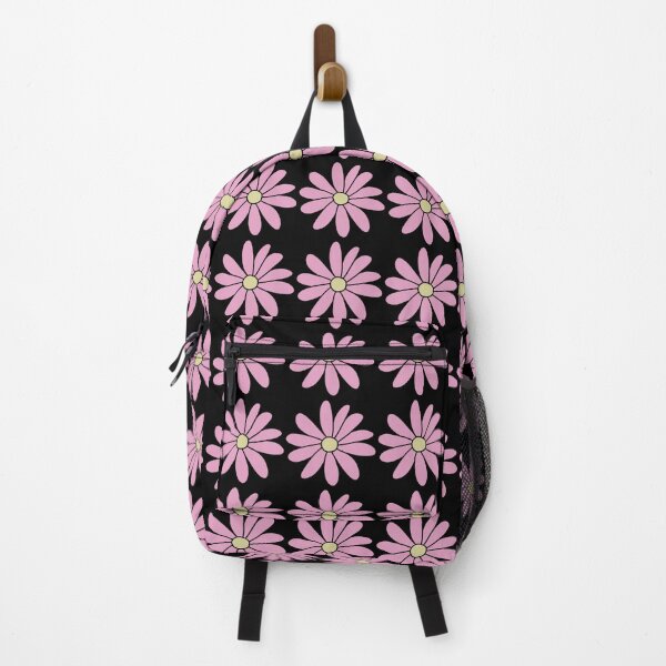 Item preview, Bib Flower in Pastel Pink on Black designed and sold by CottoVerdi.