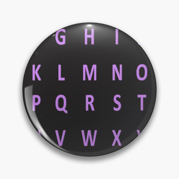 Item preview, complete alphabet - purple designed and sold by ZiphGames.
