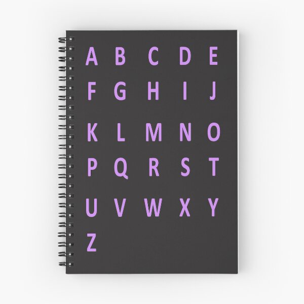 Item preview, complete alphabet - purple designed and sold by ZiphGames.