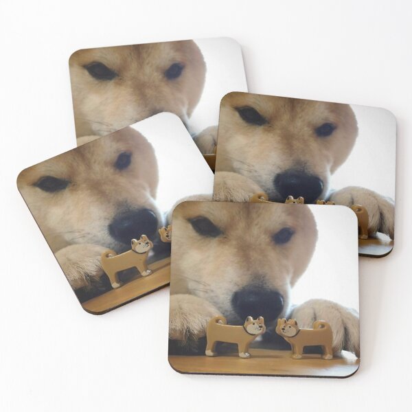 Item preview, HD Doge Kiss - Shiba Inu Kissing Cute Meme designed and sold by digitul.