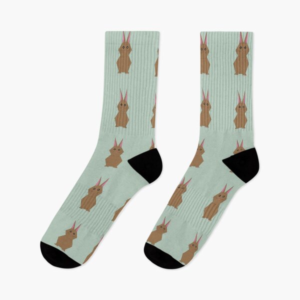 Item preview, Geometric Brown Bunny Pattern designed and sold by Caseymakesart.