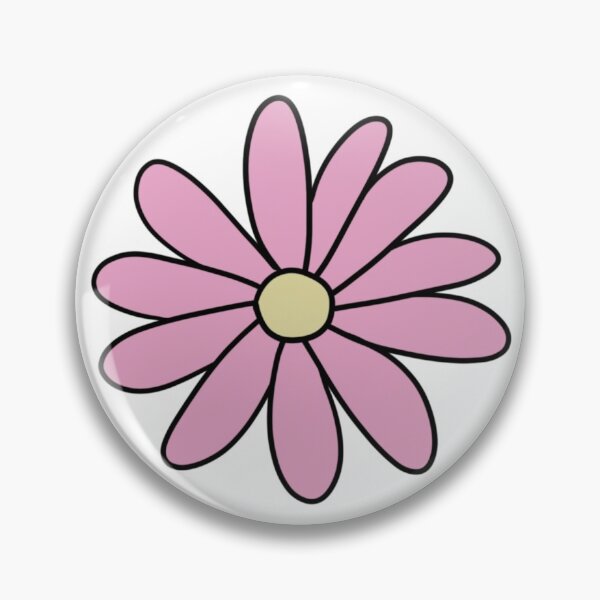 Item preview, Bib Flower in Pastel Pink on White designed and sold by CottoVerdi.
