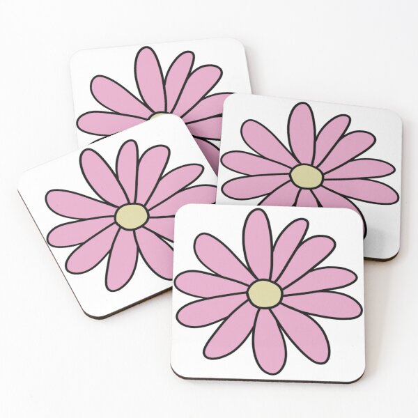Item preview, Bib Flower in Pastel Pink on White designed and sold by CottoVerdi.