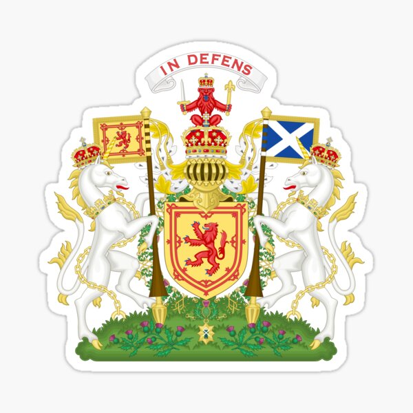 Royal Coat of Arms of Scotland Sticker