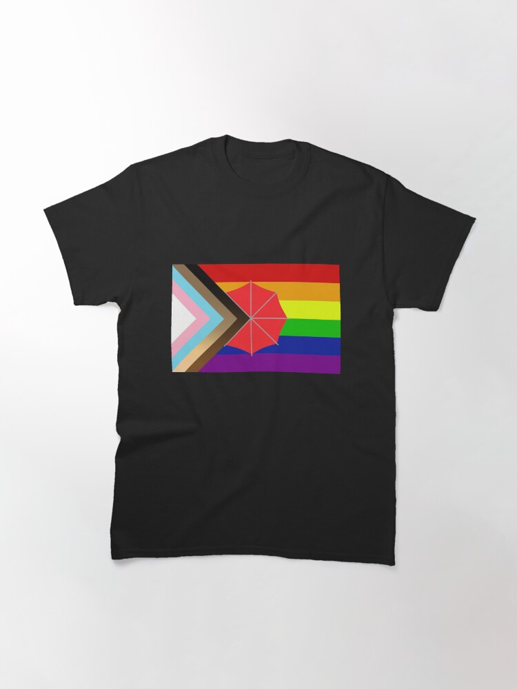 Thumbnail 3 of 7, Classic T-Shirt, inclusive flag designed and sold by ammehoela.