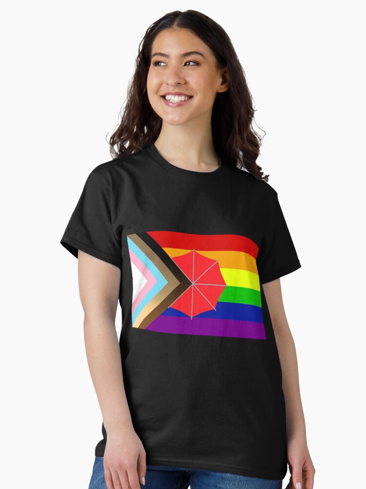 Thumbnail 2 of 7, Classic T-Shirt, inclusive flag designed and sold by ammehoela.