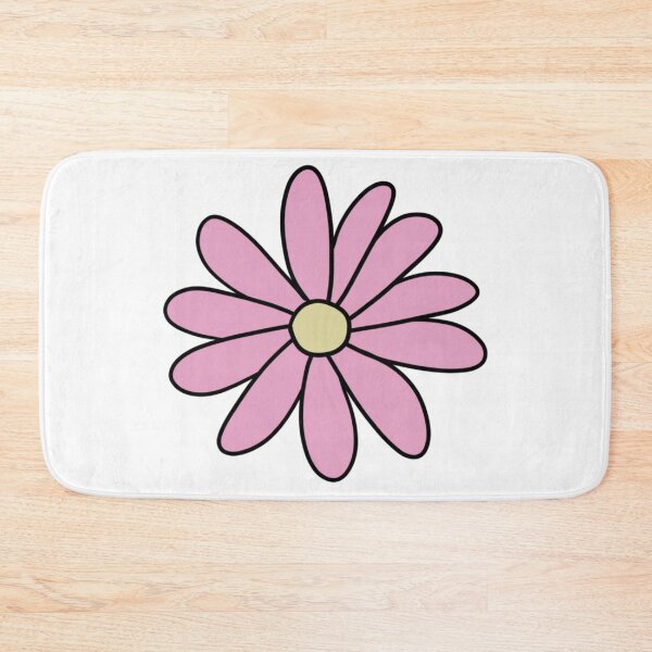 Item preview, Bib Flower in Pastel Pink on White designed and sold by CottoVerdi.