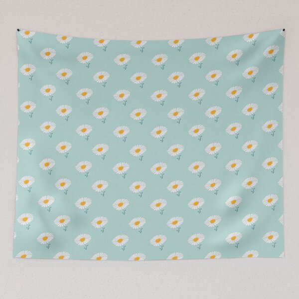 Item preview, Cute white daisy flower pattern  designed and sold by UniqueMw.