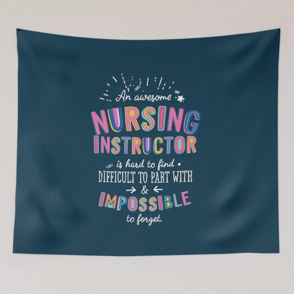 Item preview, An awesome Nursing Instructor Gift Idea - Impossible to Forget Quote designed and sold by betternotes.