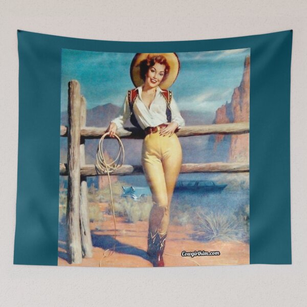 Item preview,  Western Pin-Up Cowgirl designed and sold by Cowgirl  Kim.