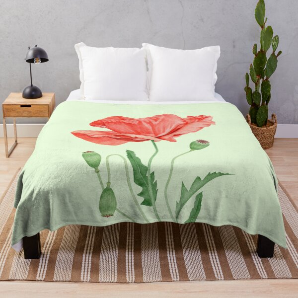 Item preview, Watercolor Poppy designed and sold by Printedarts.