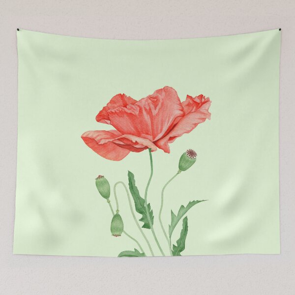 Item preview, Watercolor Poppy designed and sold by Printedarts.