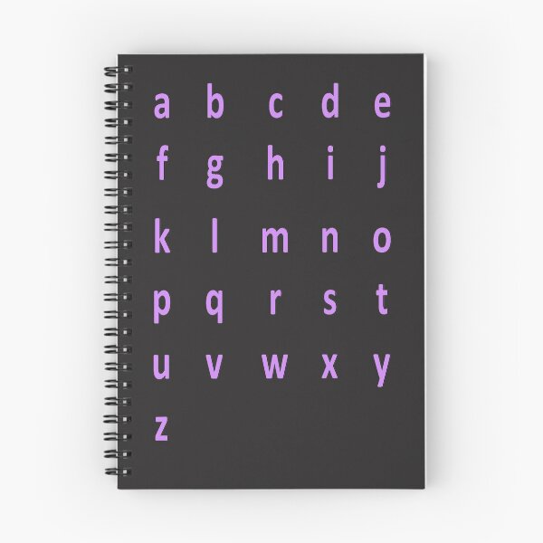 Item preview, complete alphabet - purple designed and sold by ZiphGames.
