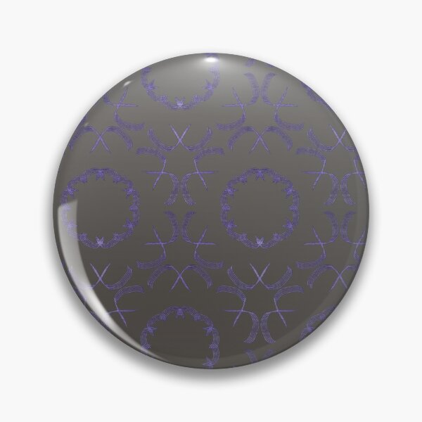 Item preview, Violet circular brocade pattern on a gradient taupe background  designed and sold by PetaJaneHome.