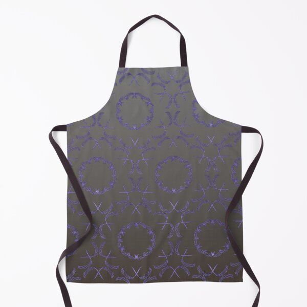 Item preview, Violet circular brocade pattern on a gradient taupe background  designed and sold by PetaJaneHome.