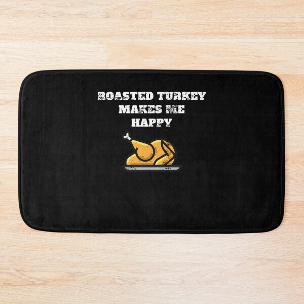 Item preview, Thanksgiving dinner roasted turkey makes me happy Retro Vintage designed and sold by Jeangel97.