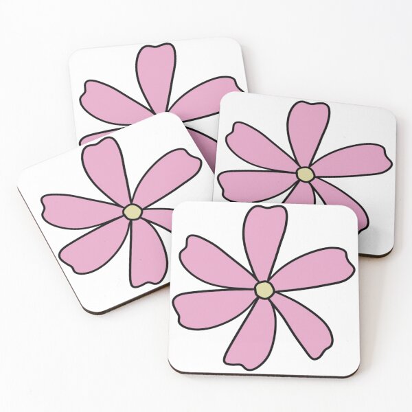 Item preview, Bib Flower in Pastel Pink on White designed and sold by CottoVerdi.