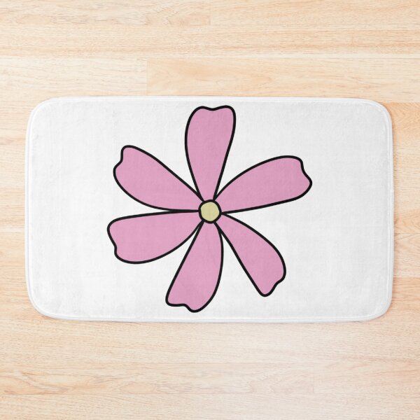 Item preview, Bib Flower in Pastel Pink on White designed and sold by CottoVerdi.