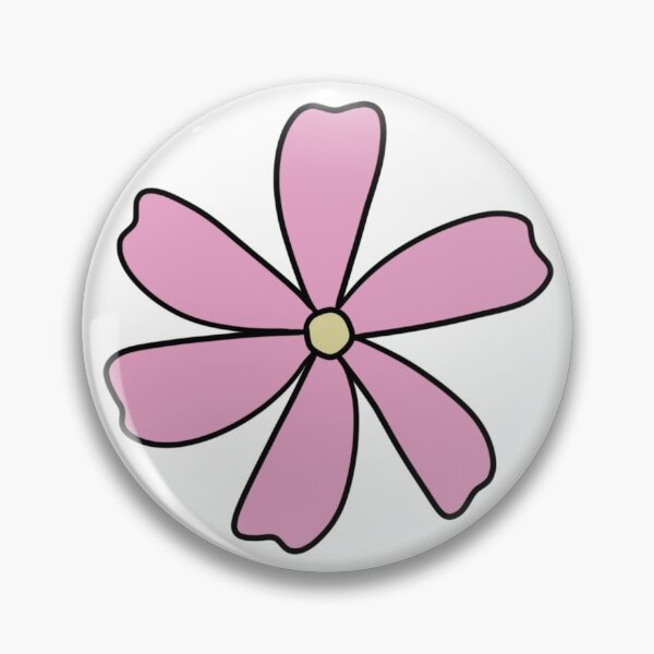 Item preview, Bib Flower in Pastel Pink on White designed and sold by CottoVerdi.