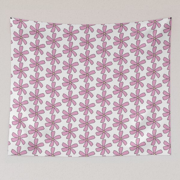 Item preview, Bib Flower in Pastel Pink on White designed and sold by CottoVerdi.