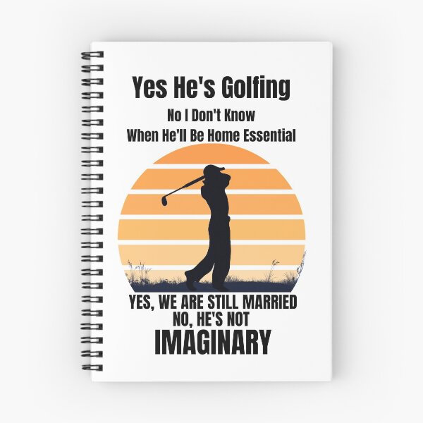 Item preview, Yes He's Golfing No I Don't Know When He'll Be Home  designed and sold by MoMasry.