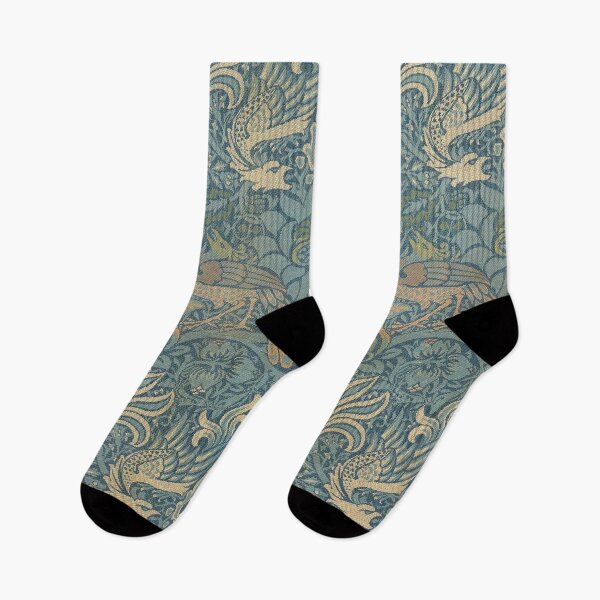 Item preview, Vintage Peacock and Dragon Textile from Art Institute Chicago Collection designed and sold by Douglas E. Welch Design and Photography.