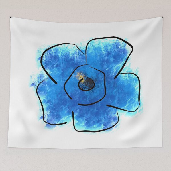 Item preview, Blue Flower - JSO DAILY designed and sold by jsoartwork.